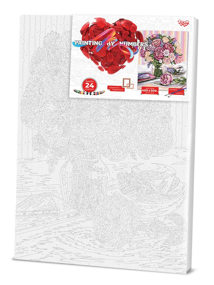 Картина за номерами PAINTING BY NUMBERS економ с.2 (40*50 см) Danko Toys KpNe-40х50-02-02 - 3