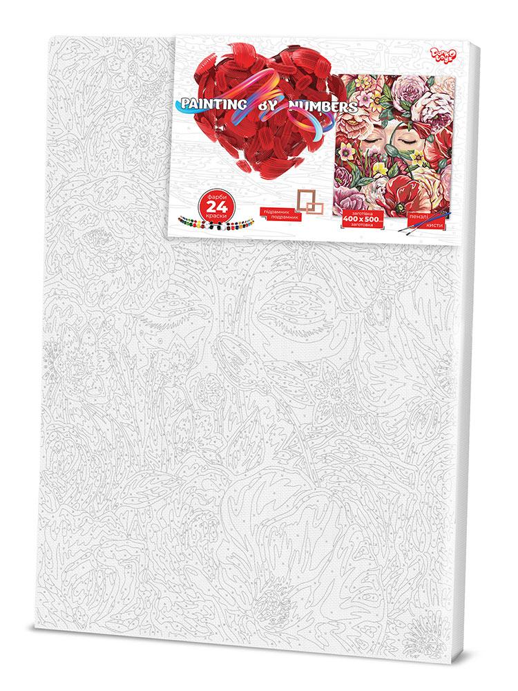 Картина за номерами PAINTING BY NUMBERS економ с.2 (40*50 см) Danko Toys KpNe-40х50-02-04 - 2