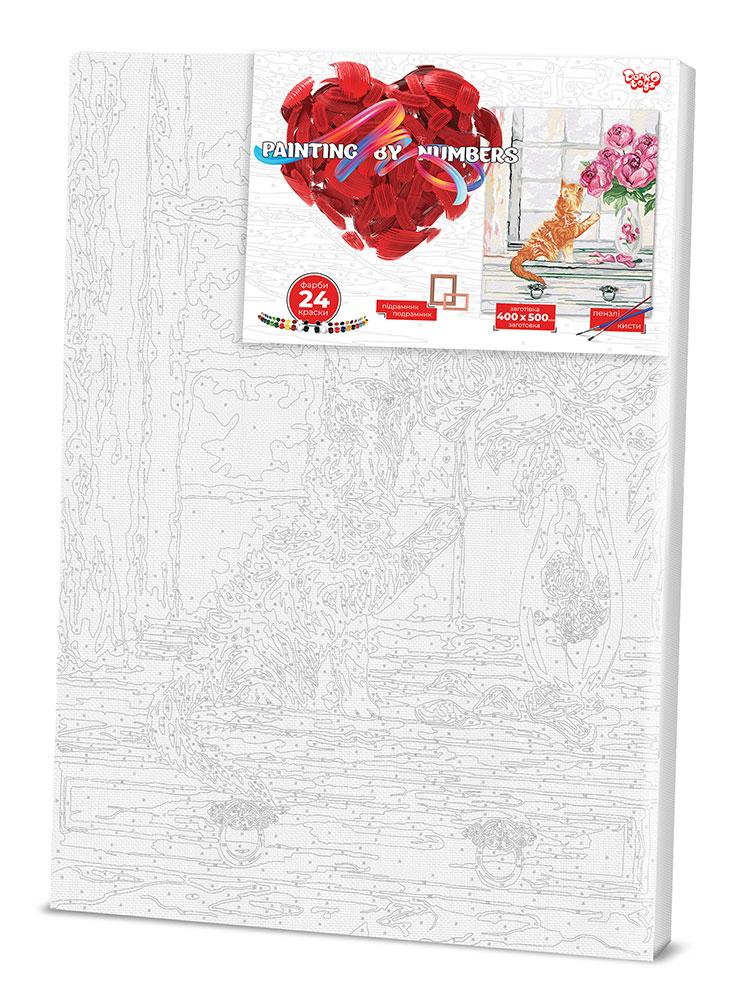 Картина за номерами PAINTING BY NUMBERS економ с.2 (40*50 см) Danko Toys KpNe-40х50-02-08 - 2