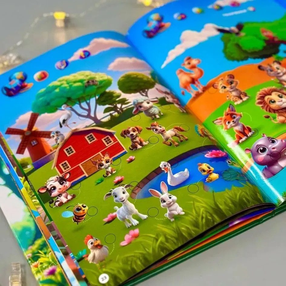 Інтерактивна книга Чарівний віммельбух (Пізнавальна абетка, Укр) WToys 35818 - 4