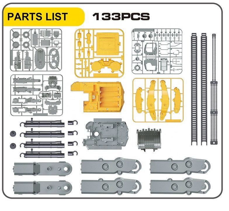 Конструктор на радіокеруванні Екскаватор (на пульті, батарейки) SG13 - 3