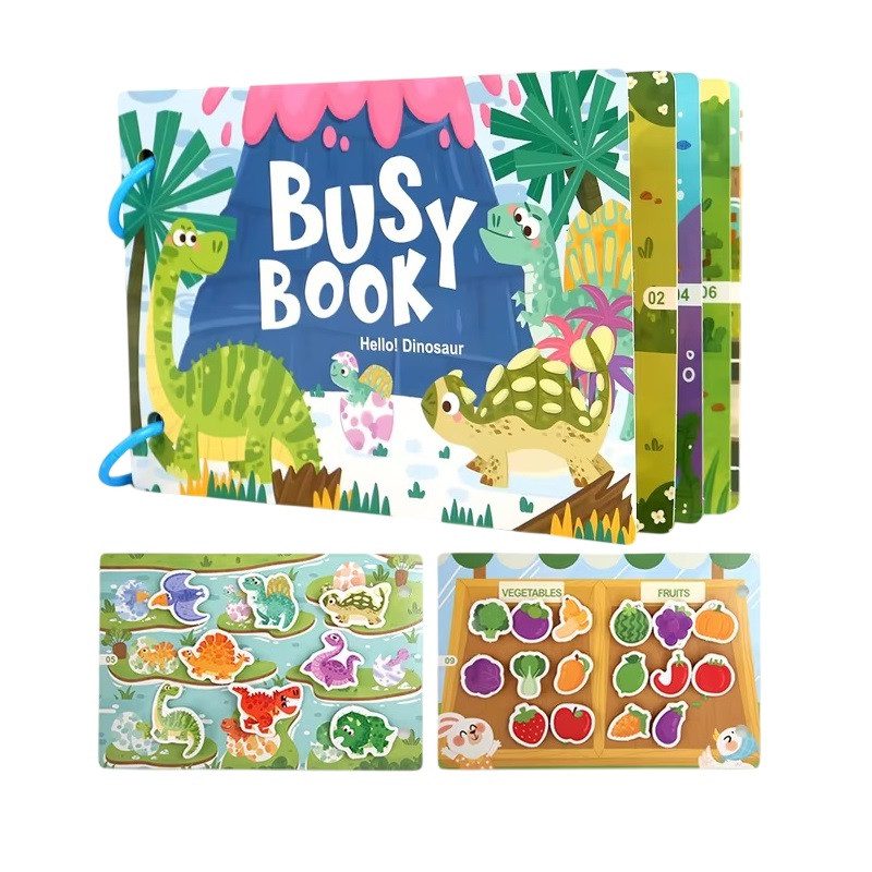 Гра бізікнига з картками та наліпками (книжка з липучками) 557-581-583 - 5