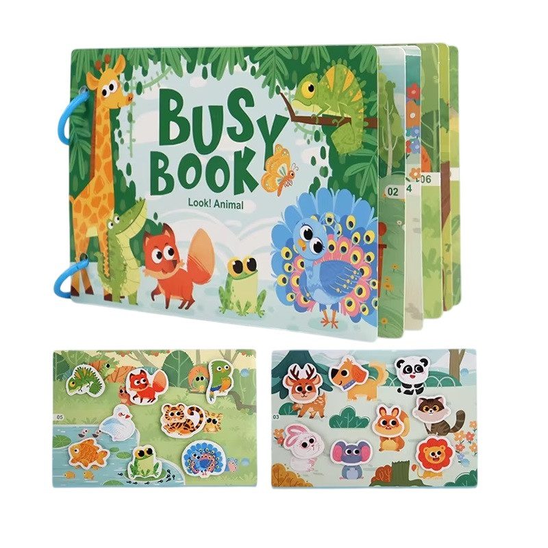 Гра бізікнига з картками та наліпками (книжка з липучками) 557-581-583 - 6