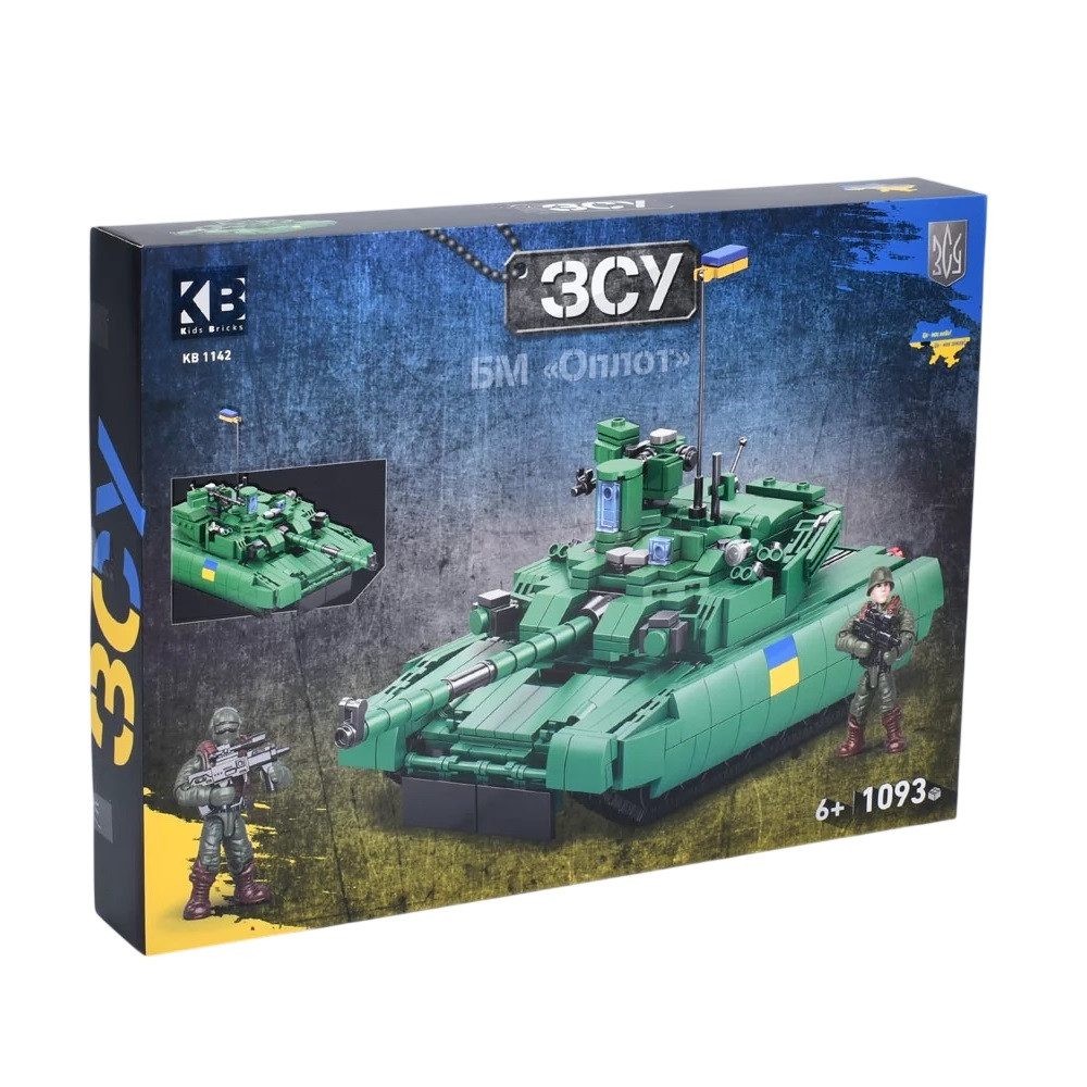 Конструктор Військова техніка ЗСУ БМ Оплот (танк, 1093 дет.) KB 1142 - 2