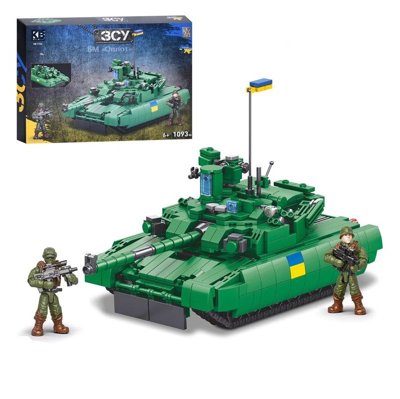 Конструктор Військова техніка ЗСУ БМ Оплот (танк, 1093 дет.) KB 1142