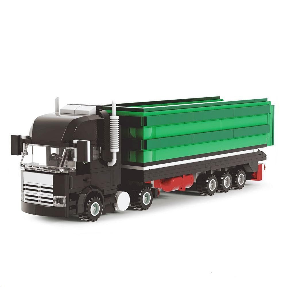 Конструктор машина з причепом Limo Toy (фура зерновіз, 340 дет.) KB 6002