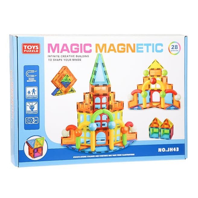 Магнітний конструктор Magic Magnetic (56 дет.) JH43B - 4