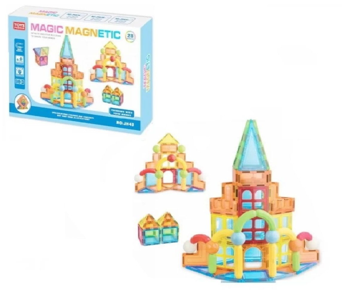 Магнітний конструктор Magic Magnetic (56 дет.) JH43B