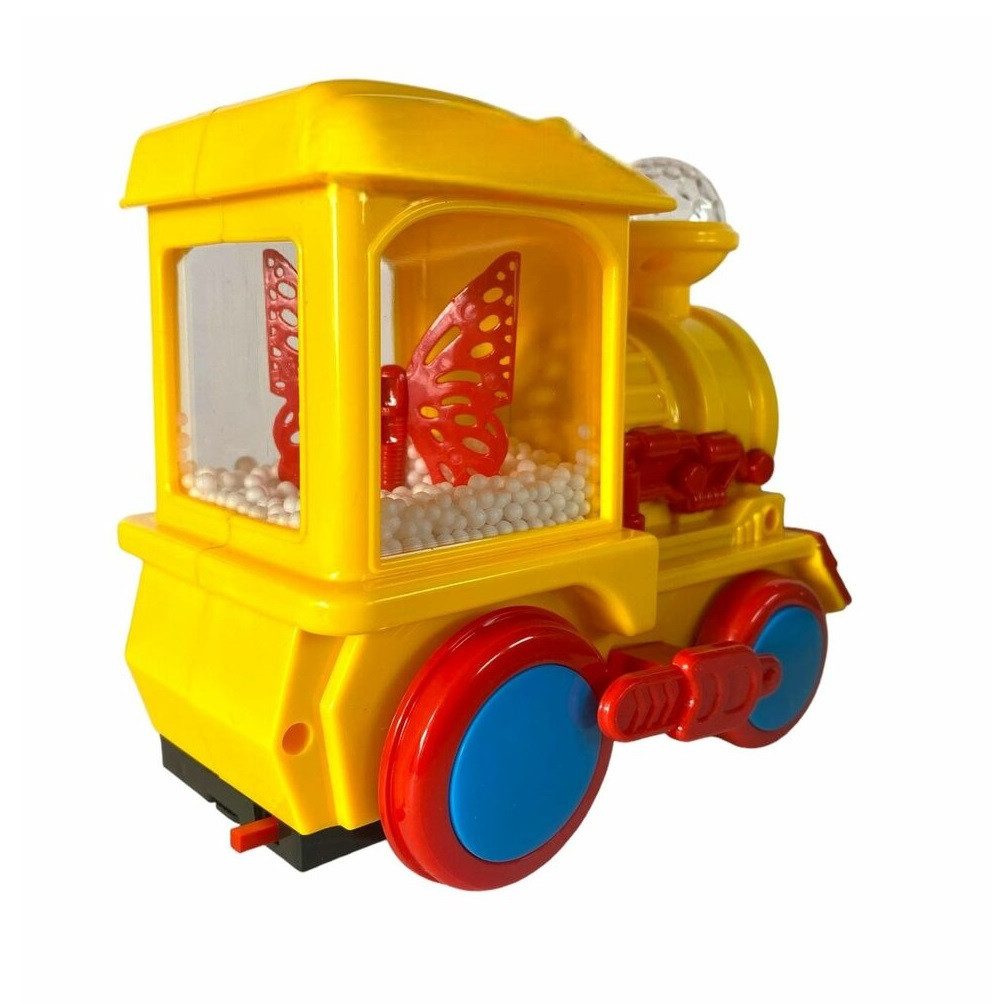 Музичний потяг (на батарейках, пінопласт. кульки, підсвічування) QS148 - 7