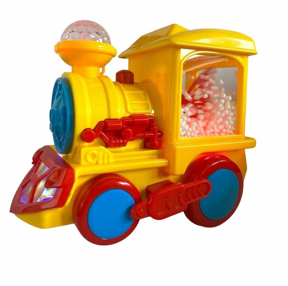 Музичний потяг (на батарейках, пінопласт. кульки, підсвічування) QS148 - 3