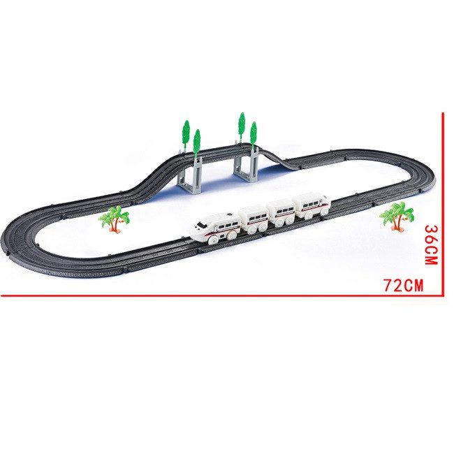 Дитяча іграшкова залізниця (З. Дорога трек, поїзд, вагони) P883 - 3