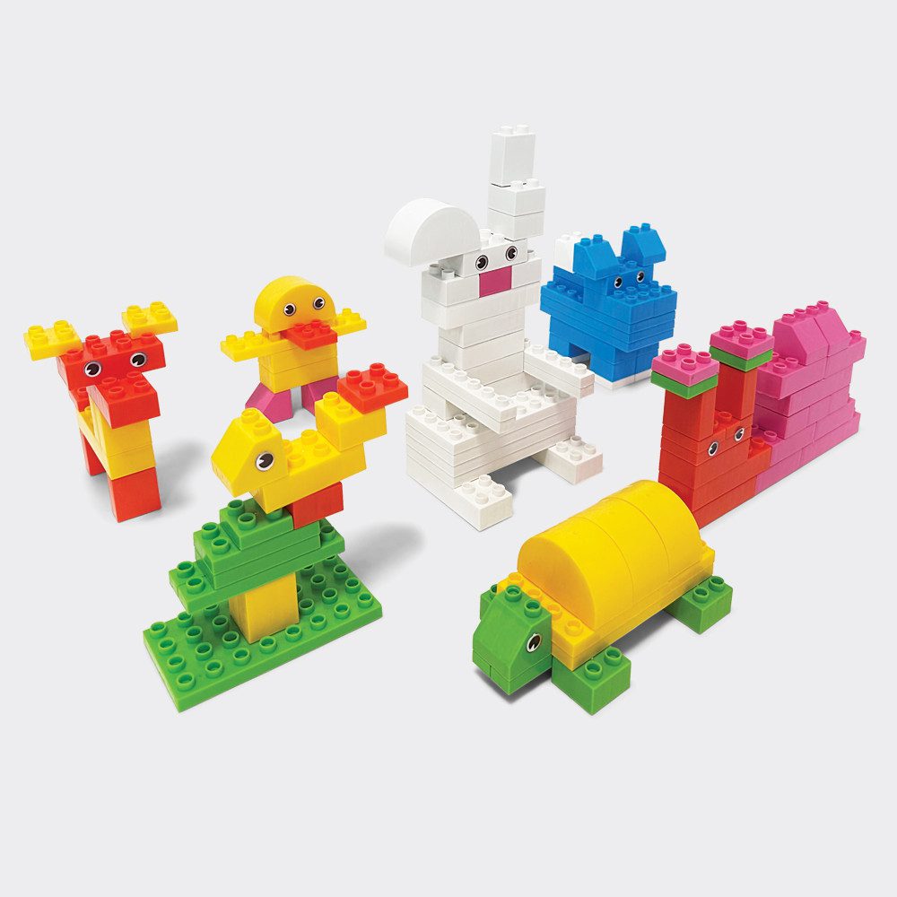 Конструктор Звірята (266 дет.) Doloni в пластиковому боксі 013888/05 - 2