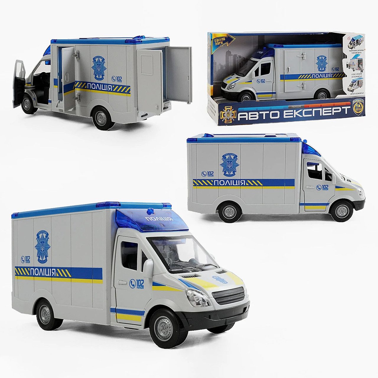 Машина Поліція Авто Експерт TK Group (музична, світло, інерційна) ТК-73429 - 3