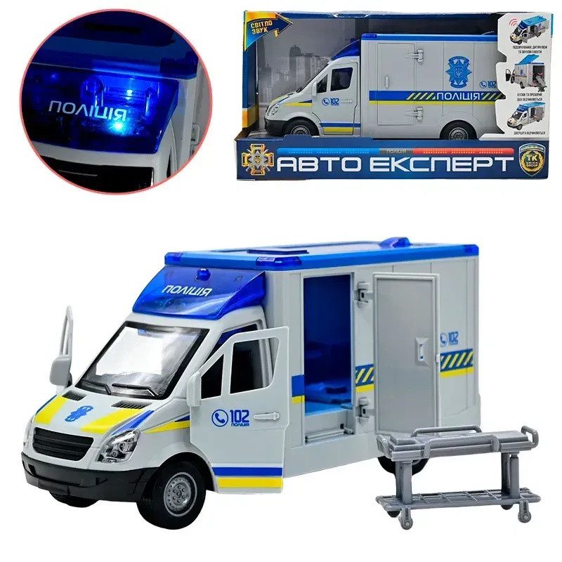 Машина Поліція Авто Експерт TK Group (музична, світло, інерційна) ТК-73429 - 1