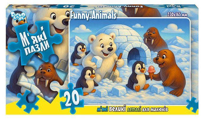 Дитячі м'які пазли 