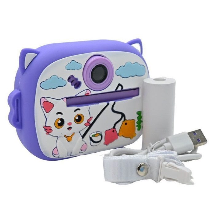 Дитячий фотоапарат з принтером (в силіконовому чохлі) C 72975 - 9