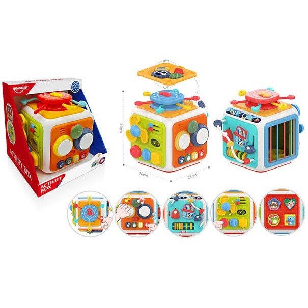 Логіка куб (багатофункціональний бізікуб зі світлом та звуком) HE0556 - 5