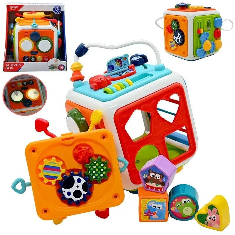 Логіка куб (багатофункціональний бізікуб зі світлом та звуком) HE0556 - 8