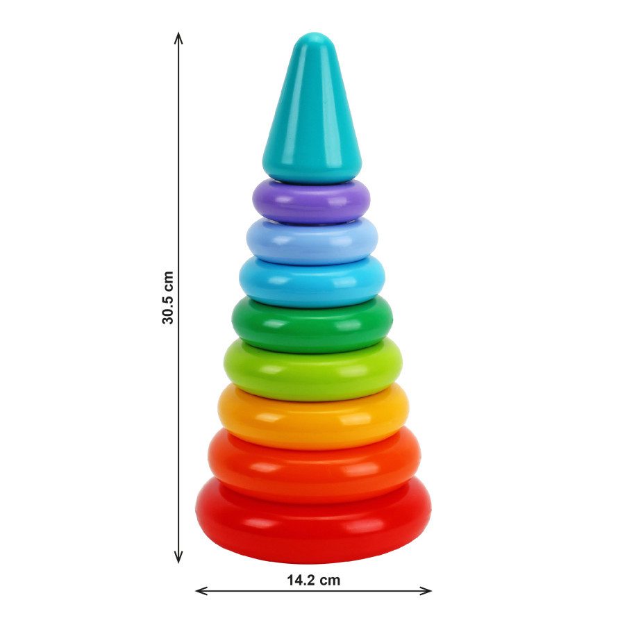 Пірамідка видувна ТехноК (конус, основа, 7 кілець) 1904 - 5