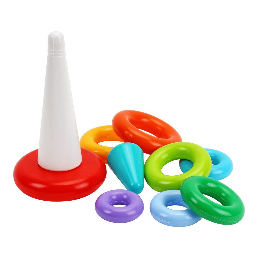 Пірамідка видувна ТехноК (конус, основа, 7 кілець) 1904 - 3