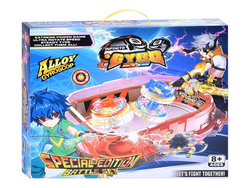 Ігровий набір Бейблейд з ареною (2 вовчки, 2 запускачі, 2 металеві накладки) LSD 165 - 5