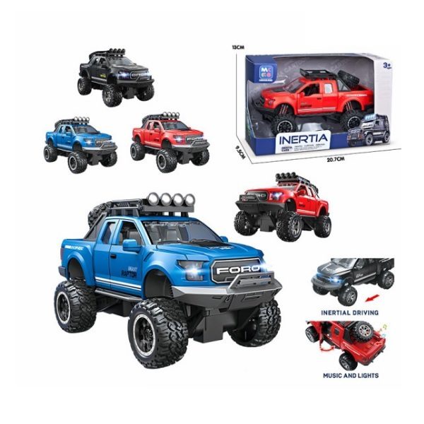 Іграшка інерційна джип/всюдихід (світло, звук) D700-01B - 10