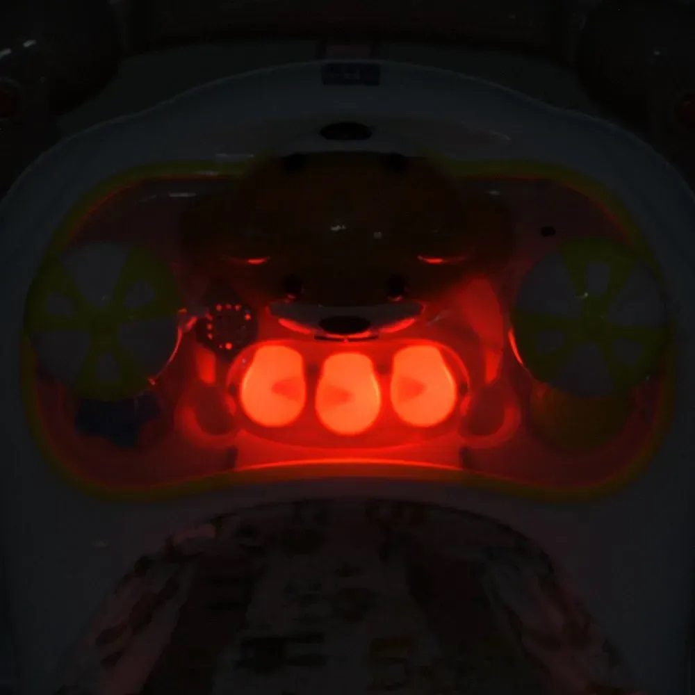 Дитячі музичні ходунки Ведмедик (8 коліс, батьківська ручка) M 3656A-S-11 - 6