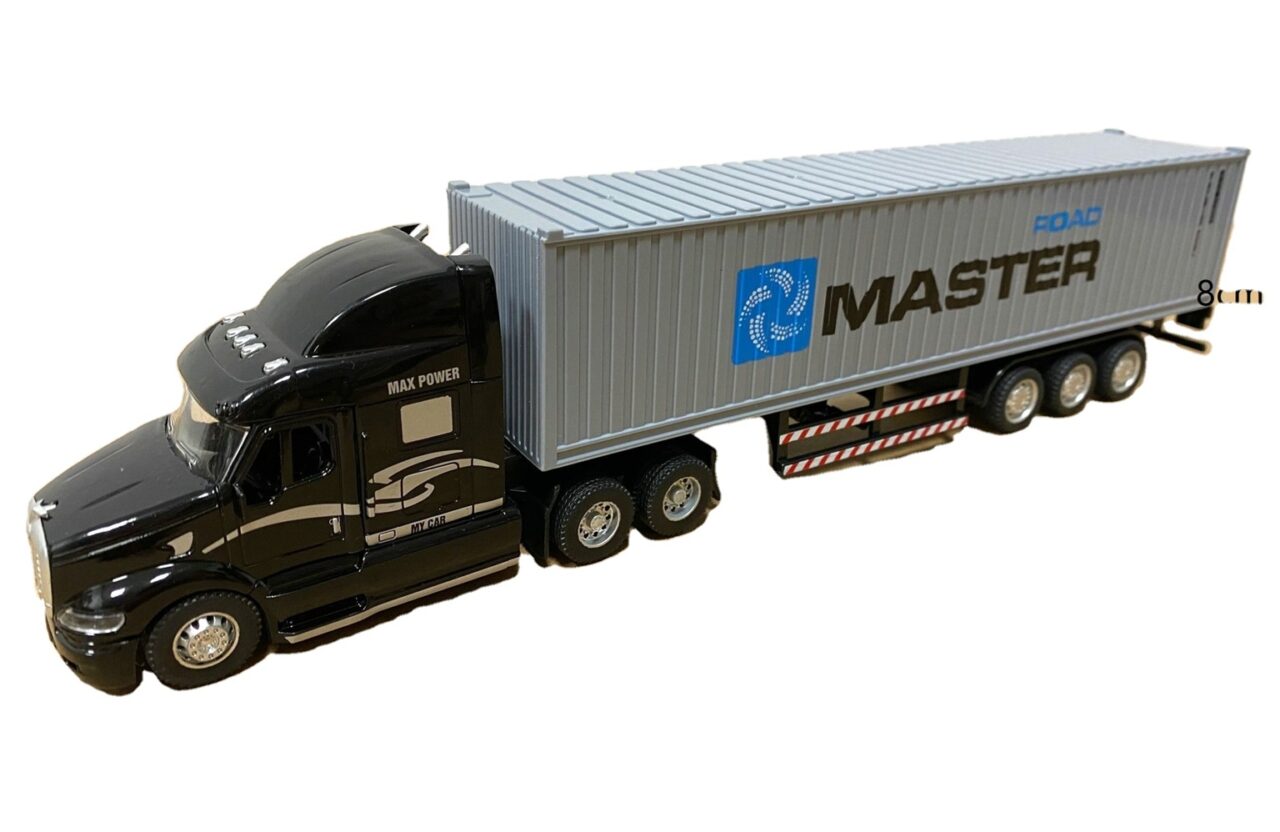 Трейлер вантажівка (інерційна машинка, метал) 2218-14 A - 8