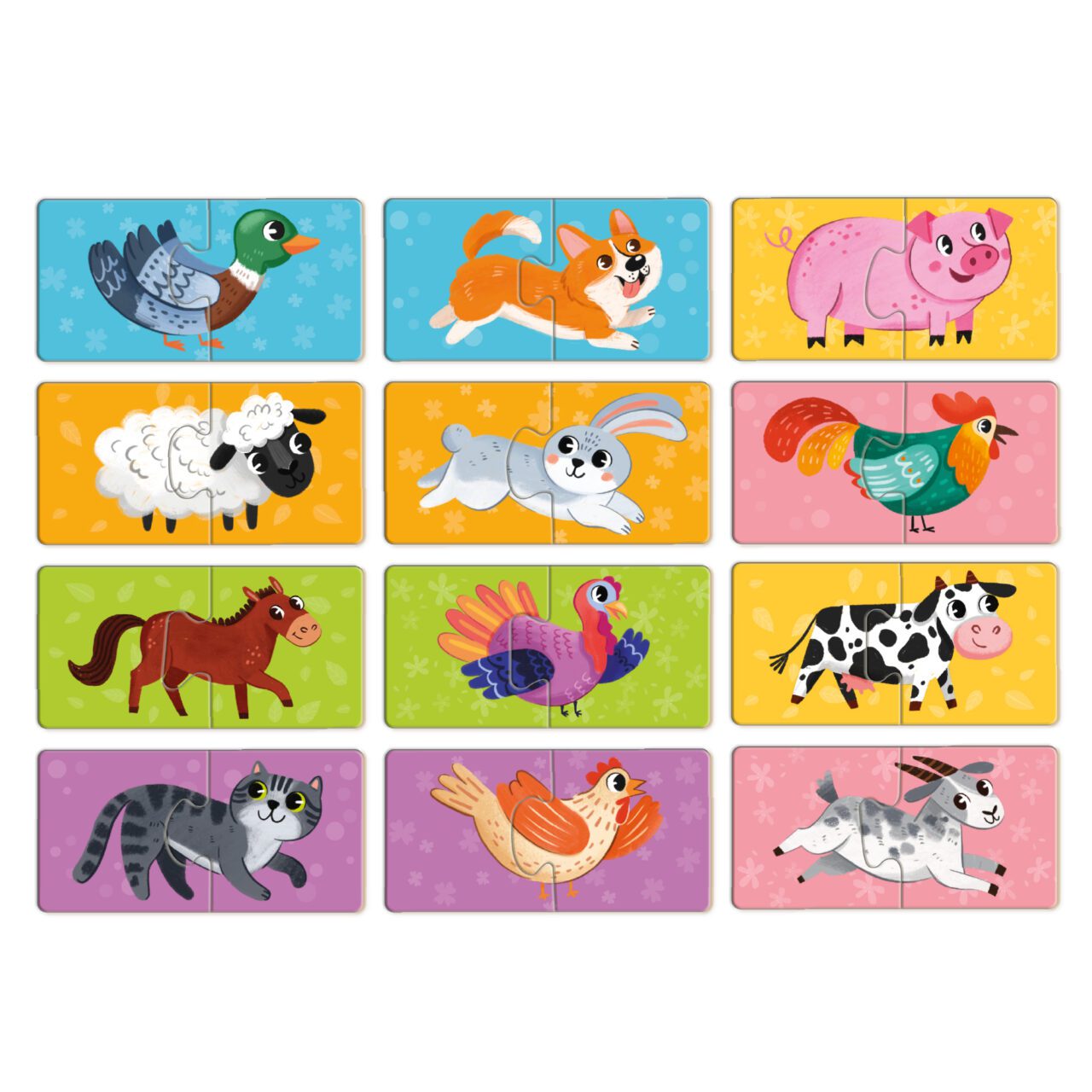 Дитячий пазл ДУО Тваринки-половинки (24 ел.) Dodo 300689 - 4