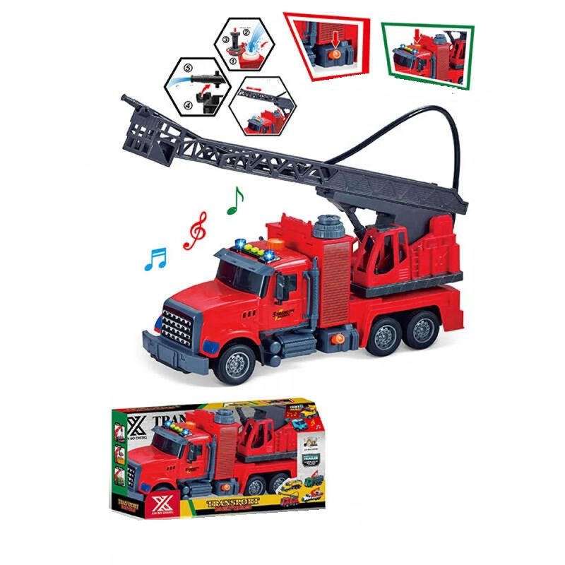 Музична машина Пожежна автодрабина (інерційна, бризкає водою) 688-2 C