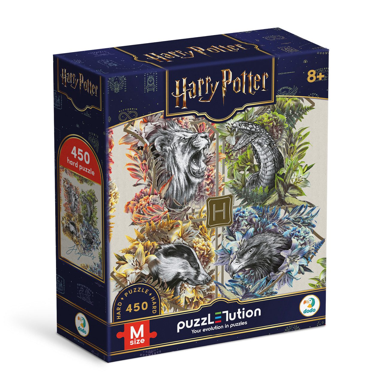Пазл Hard-M Harry Potter. Факультети Гоґвортсу Dodo (450 дет.) 200659 - 2