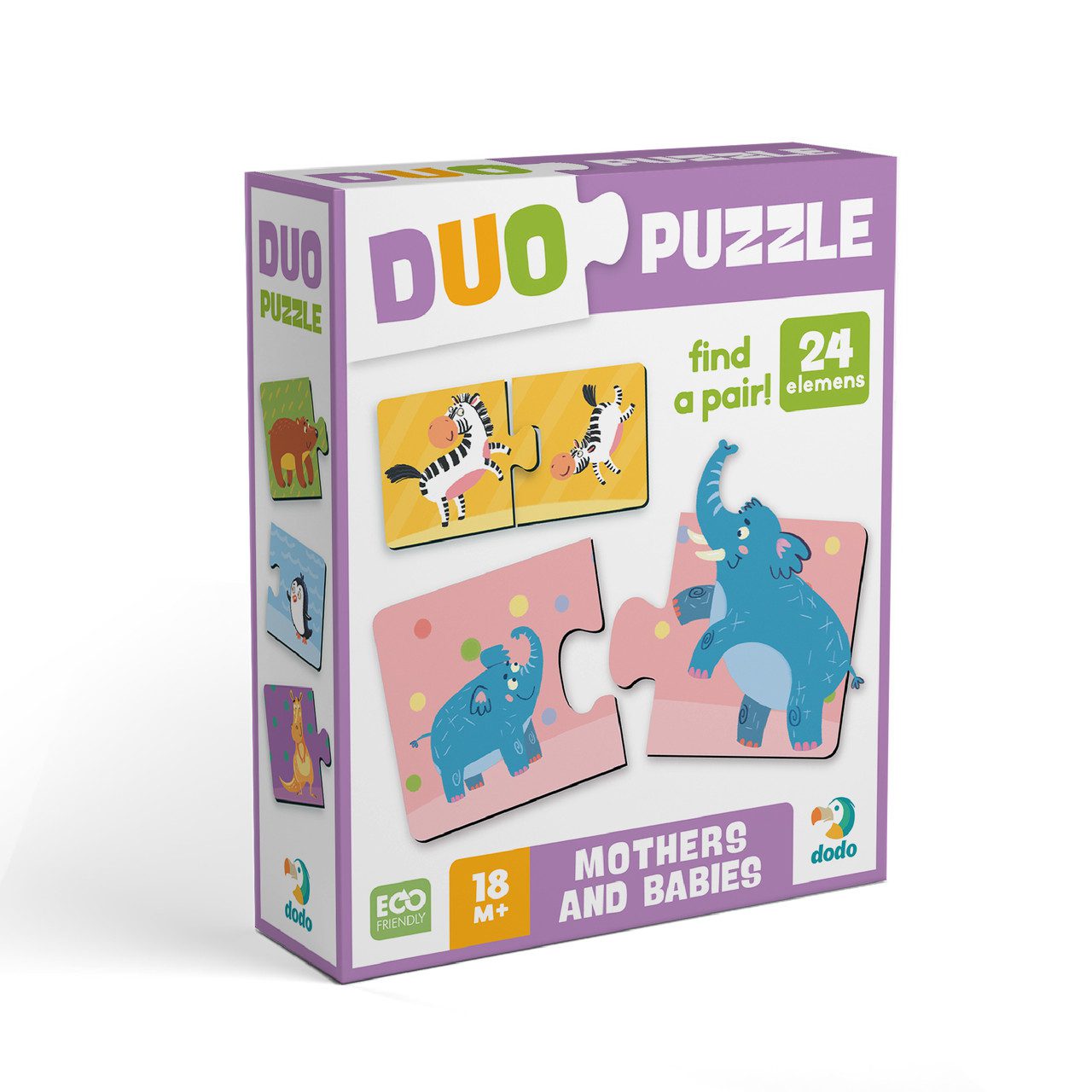 Дитячий пазл ДУО Мама і малюк (24 ел.) Dodo 300692 - 2