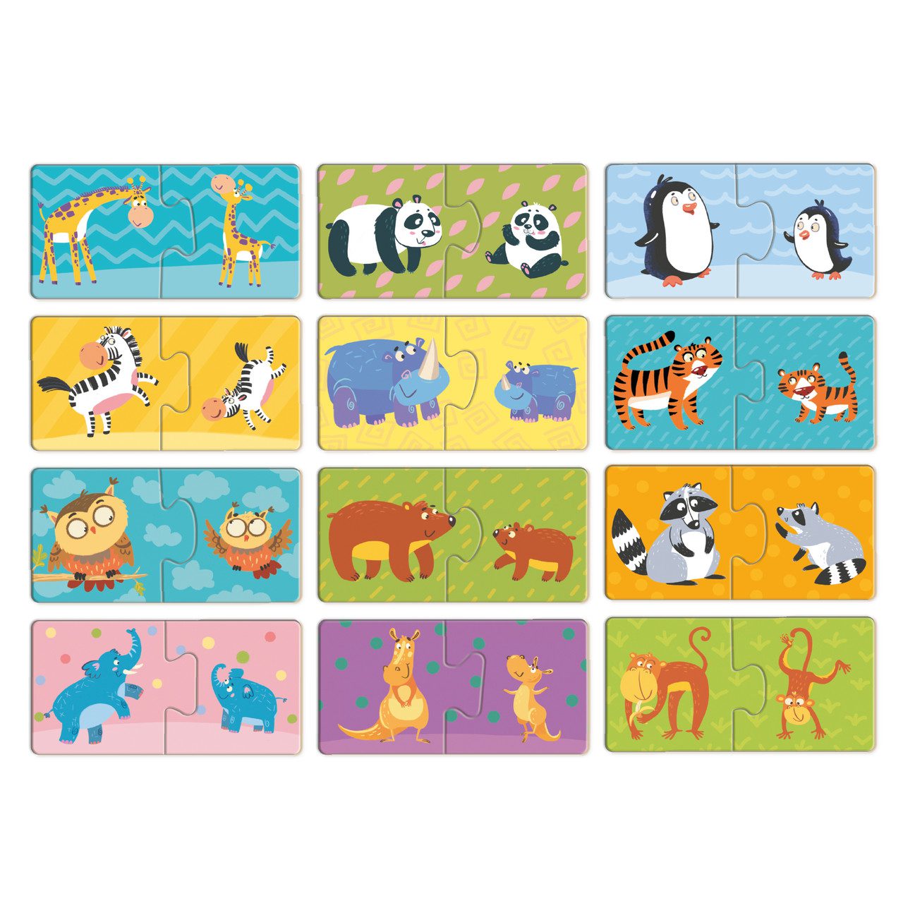 Дитячий пазл ДУО Мама і малюк (24 ел.) Dodo 300692 - 4