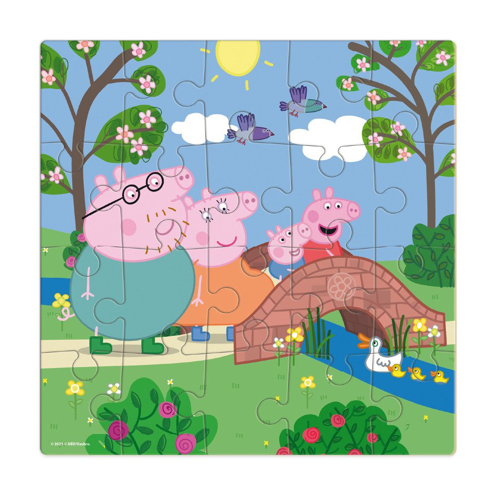Дитячий пазл Peppa Pig Progressive Прогулянка в парку (20 ел.) Dodo 200478 - 3