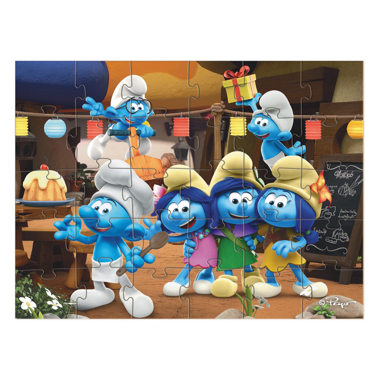 Пазл The Smurfs: Вечірка Смурфів Dodo (на 30 елементів) 200661