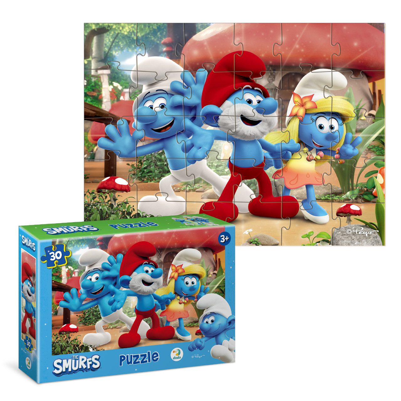 Пазл The Smurfs Привіт усім! Dodo (на 30 елементів) 200662 - 4