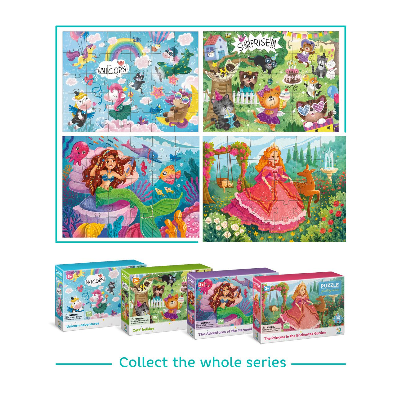 Дитячий пазл Принцеса в чарівному саду Dodo (30 дет.) 300711 - 5