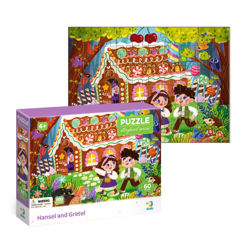Дитячий пазл Гензель та Гретель (60 дет.) Dodo 300715 - 3