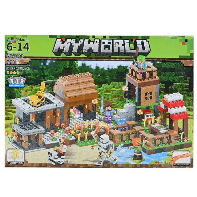 Конструктор MyWorld Селище Стіва та Алекс (778 дет, підсвічування) 600 D - 2