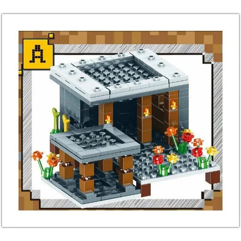 Конструктор MyWorld Селище Стіва та Алекс (778 дет, підсвічування) 600 D - 6