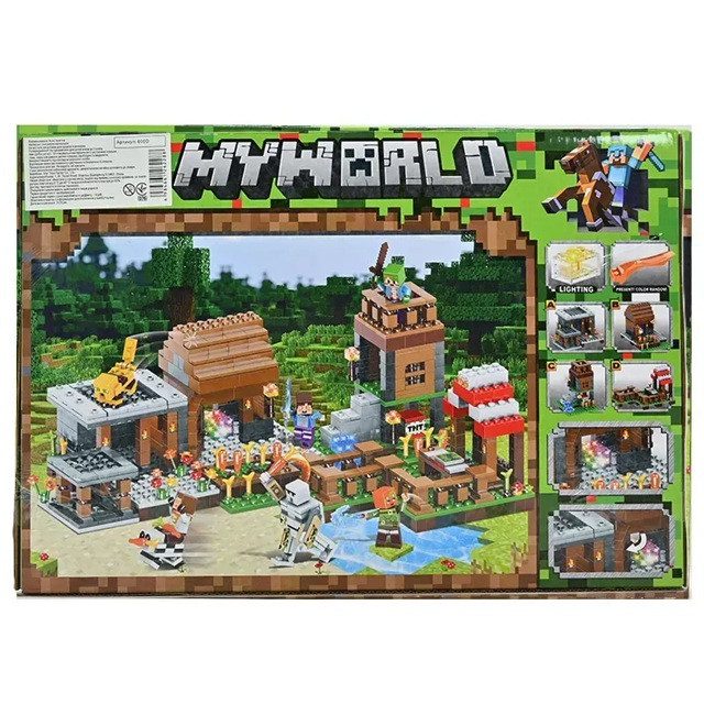 Конструктор MyWorld Селище Стіва та Алекс (778 дет, підсвічування) 600 D - 10