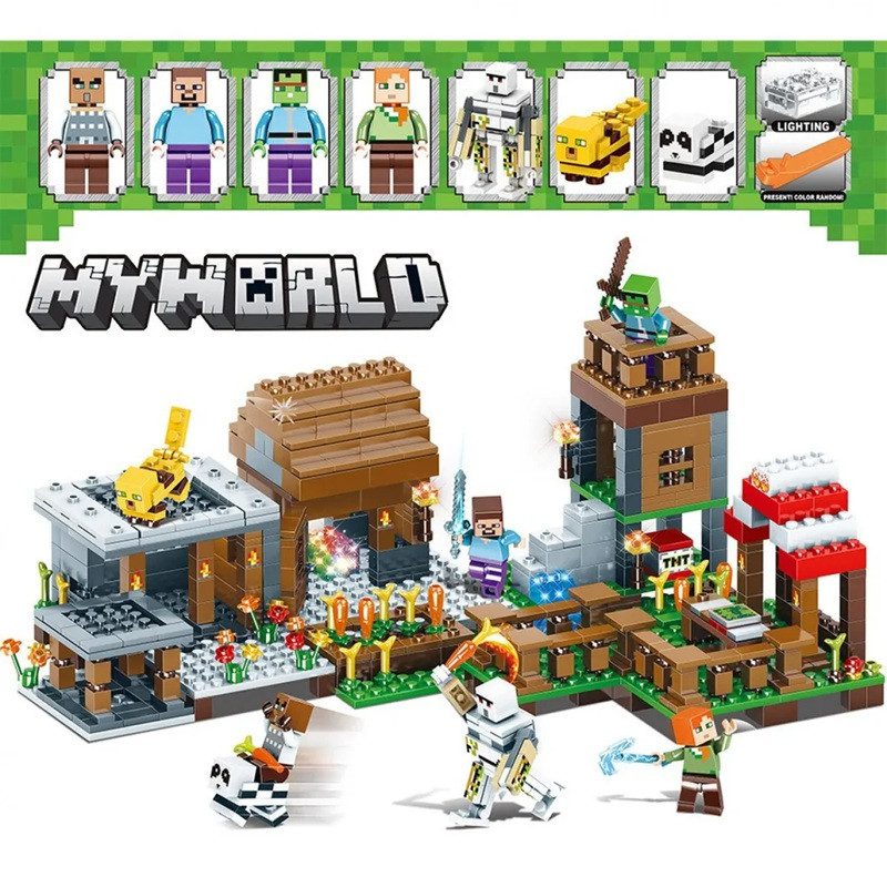 Конструктор MyWorld Селище Стіва та Алекс (778 дет, підсвічування) 600 D - 9