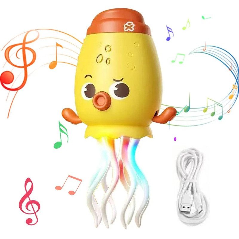 Музична гра Танцюючий восьминіг (кальмар 20 см, на акумуляторі) WQ 143 - 2