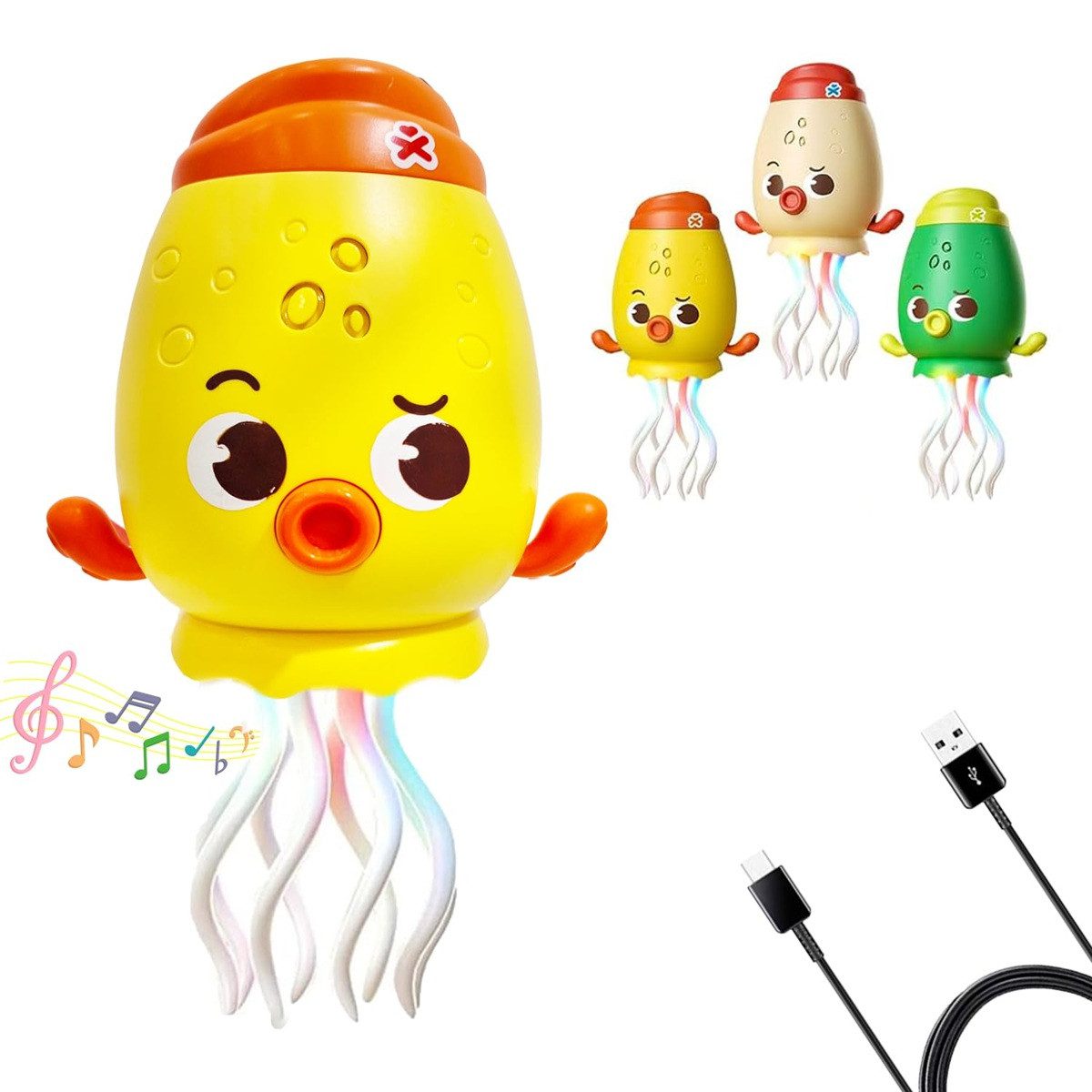 Музична гра Танцюючий восьминіг (кальмар 20 см, на акумуляторі) WQ 143 - 6