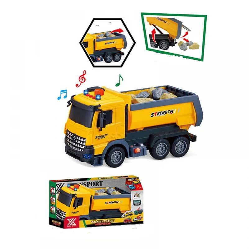 Музична машинка Вантажівка (світло, звук, інерція) 688-7 B