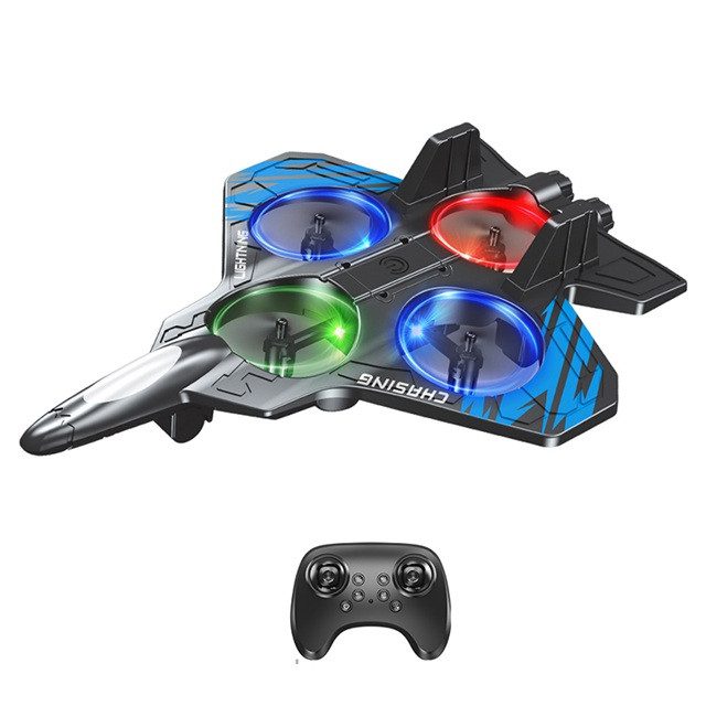 Квадрокоптер літак на радіокеруванні (пульт, акумулятор, підсвітка) S1 - 4