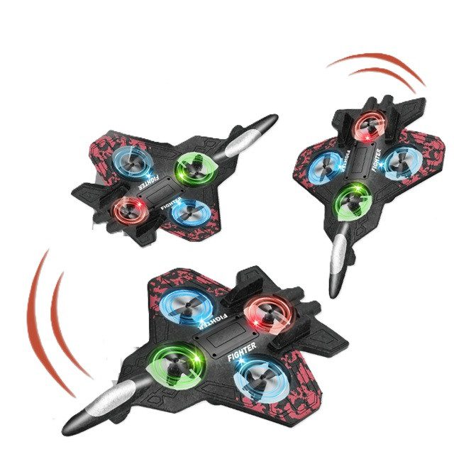 Квадрокоптер літак на радіокеруванні (пульт, акумулятор, підсвітка) S1 - 5