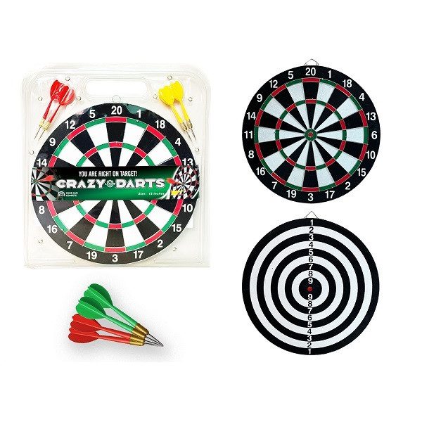 Дартс двосторонній 12 дюймів (мішень, 4 дротики) LA1229