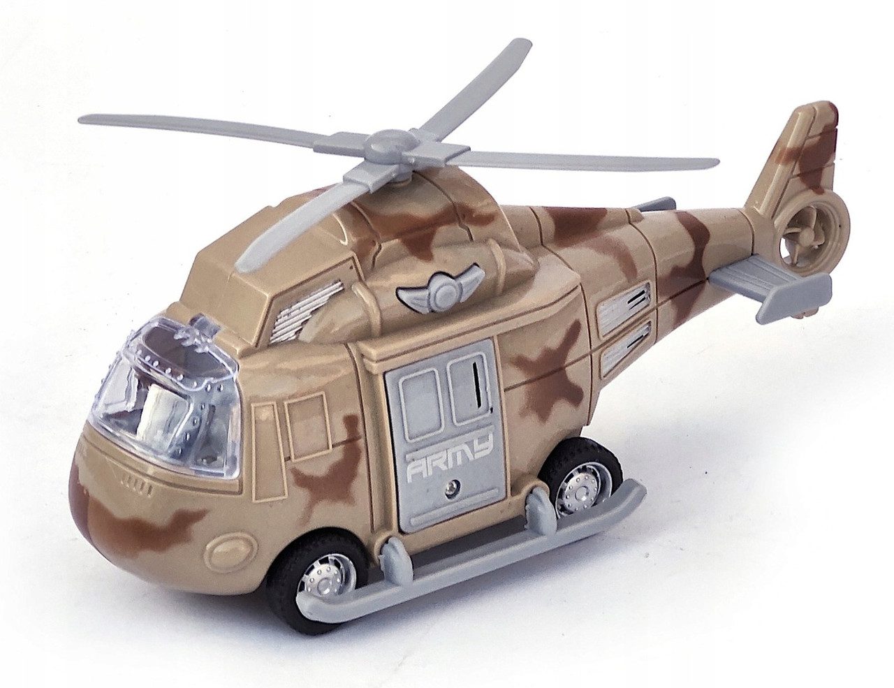 Інерційний вертоліт військовий (на батарейках) 661-04D - 3