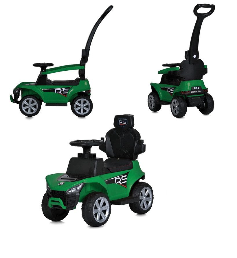 Каталка-толокар 2 в 1 з батьківською ручкою (машинка на акумуляторі) M 5764EBLR-5 - 4